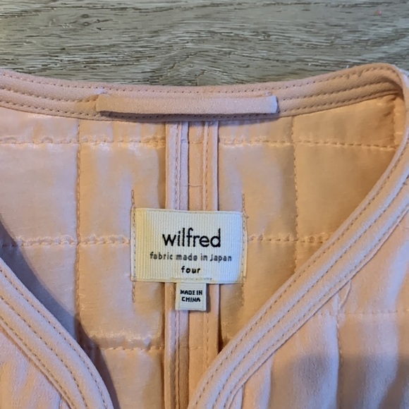 Wilfred Quilted open Jacket blazer, light Pink, Size S pocket’s slightly cropped - Picture 4 of 15